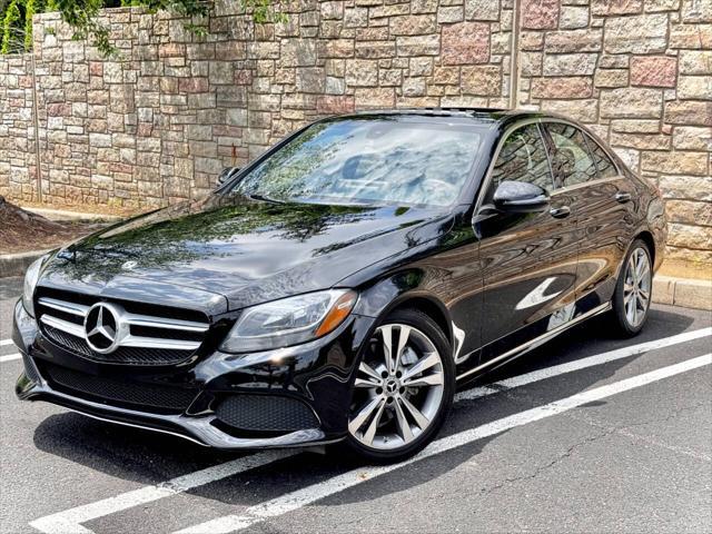 used 2018 Mercedes-Benz C-Class car, priced at $18,999