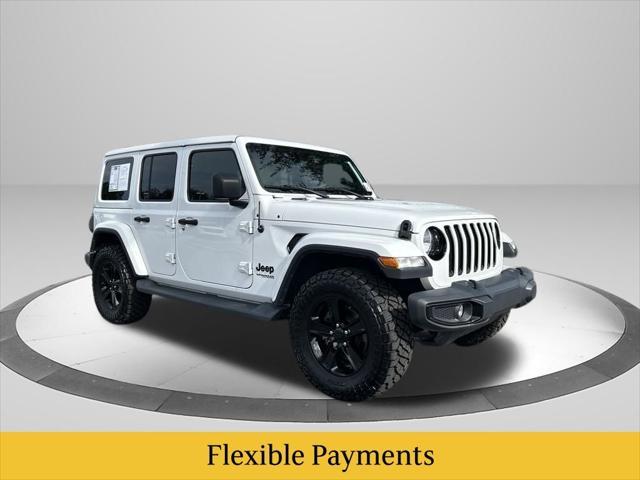 used 2020 Jeep Wrangler Unlimited car, priced at $31,112