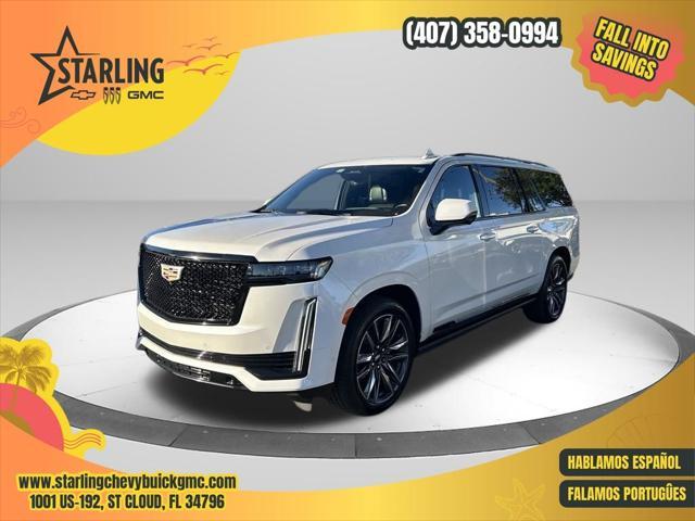 used 2022 Cadillac Escalade ESV car, priced at $79,777