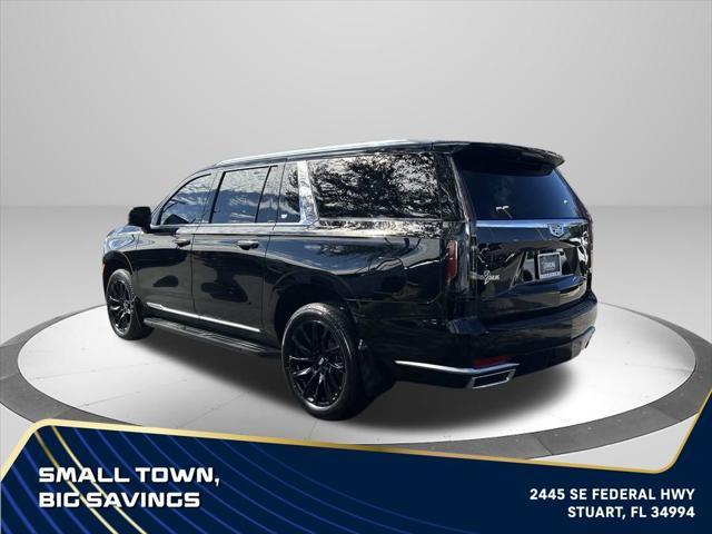 used 2022 Cadillac Escalade ESV car, priced at $59,985