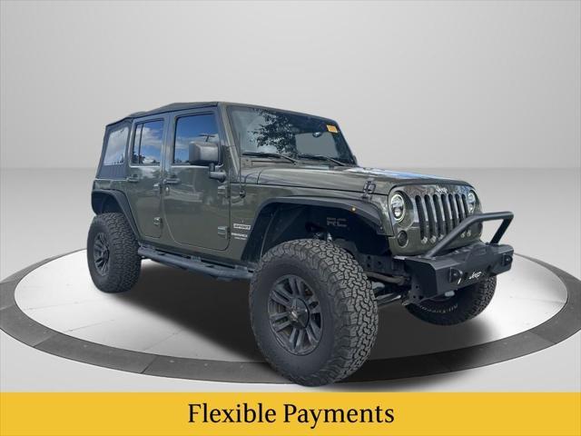 used 2016 Jeep Wrangler Unlimited car, priced at $20,824