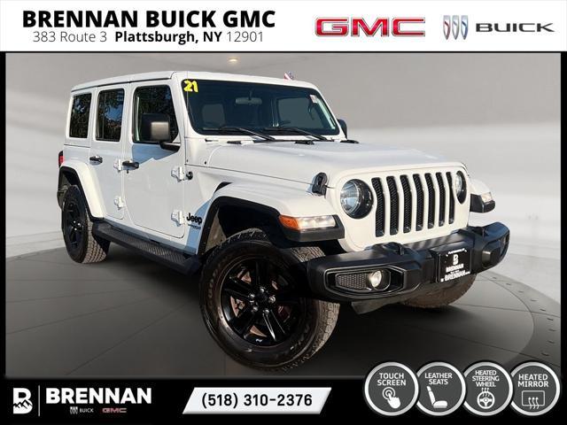 used 2021 Jeep Wrangler Unlimited car, priced at $31,515