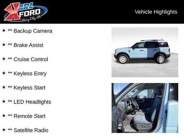 new 2025 Ford Bronco Sport car, priced at $38,375