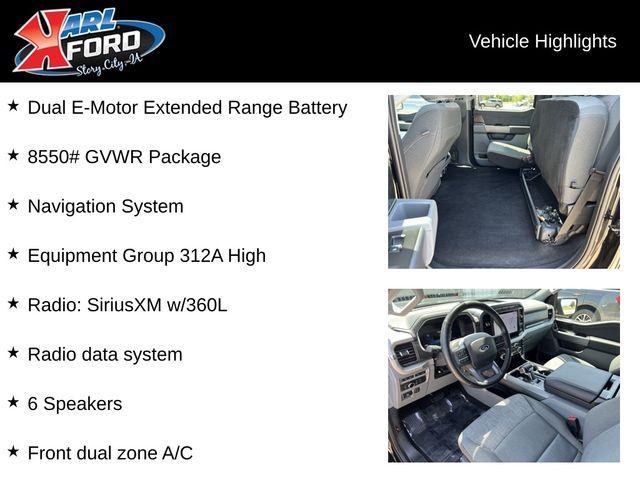 used 2023 Ford F-150 Lightning car, priced at $44,250