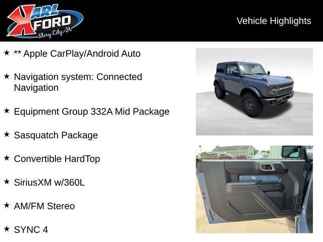 new 2025 Ford Bronco car, priced at $57,995