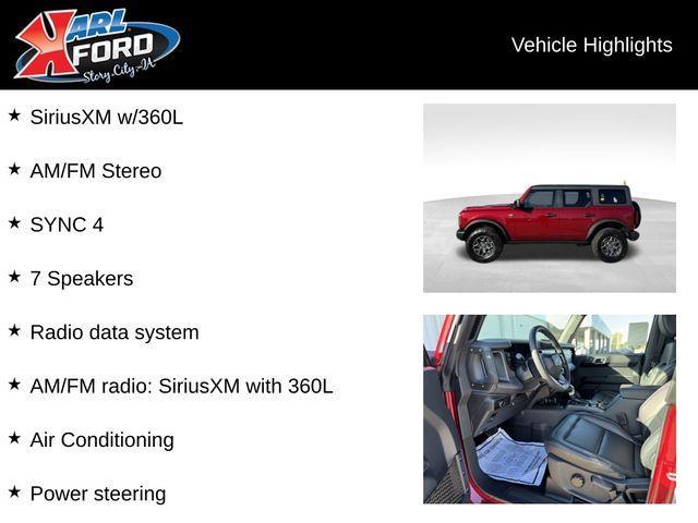 new 2025 Ford Bronco car, priced at $57,715