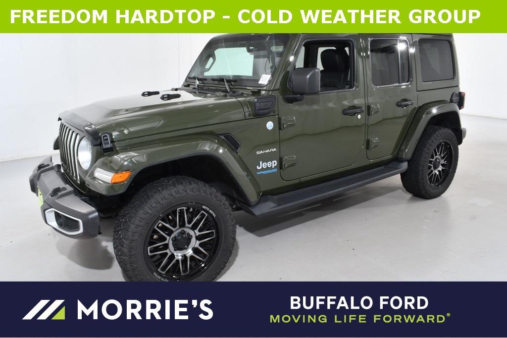 used 2021 Jeep Wrangler Unlimited 4xe car, priced at $27,155