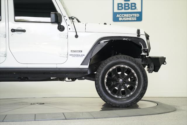 used 2015 Jeep Wrangler Unlimited car, priced at $21,800