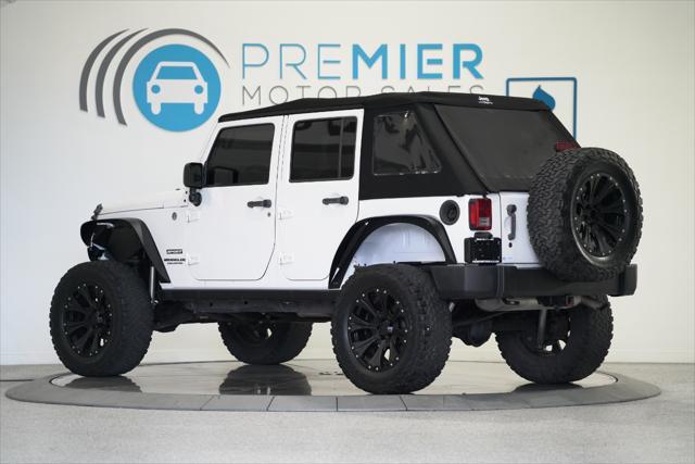 used 2015 Jeep Wrangler Unlimited car, priced at $21,800