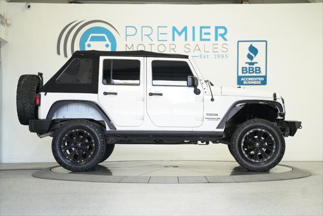 used 2015 Jeep Wrangler Unlimited car, priced at $21,800