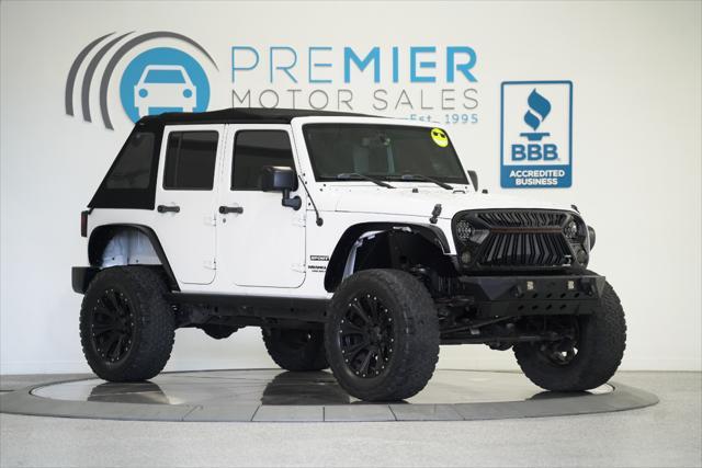 used 2015 Jeep Wrangler Unlimited car, priced at $21,800