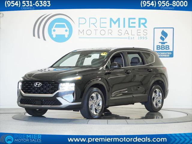 used 2021 Hyundai Santa Fe car, priced at $20,800