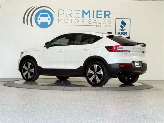 used 2023 Volvo C40 Recharge Pure Electric car, priced at $26,800
