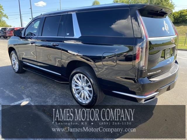 used 2024 Cadillac Escalade ESV car, priced at $85,839