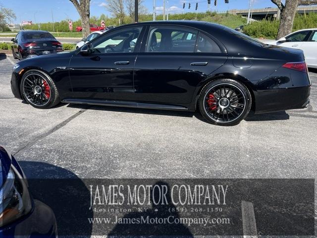 new 2025 Mercedes-Benz AMG S 63 E car, priced at $198,195