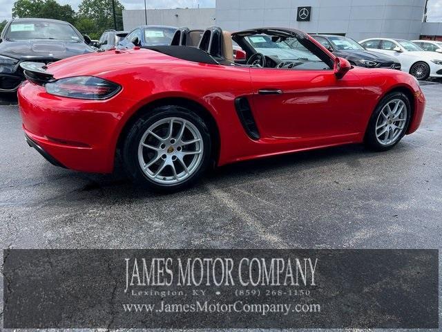 used 2021 Porsche 718 Boxster car, priced at $64,941