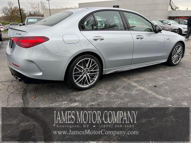 new 2025 Mercedes-Benz AMG C 43 car, priced at $68,380