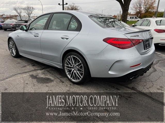 new 2025 Mercedes-Benz AMG C 43 car, priced at $68,380