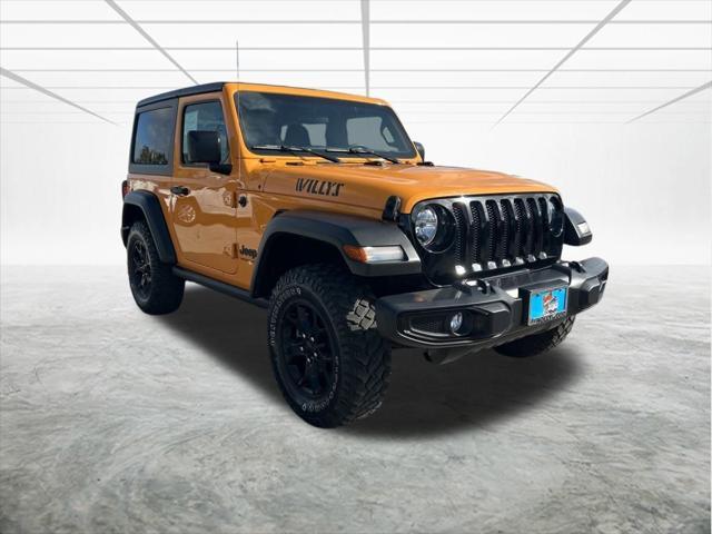 used 2021 Jeep Wrangler car, priced at $27,588