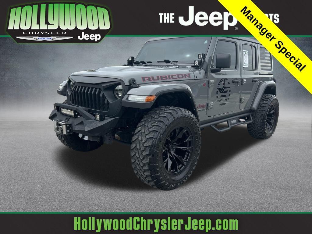 used 2021 Jeep Wrangler Unlimited car, priced at $38,995