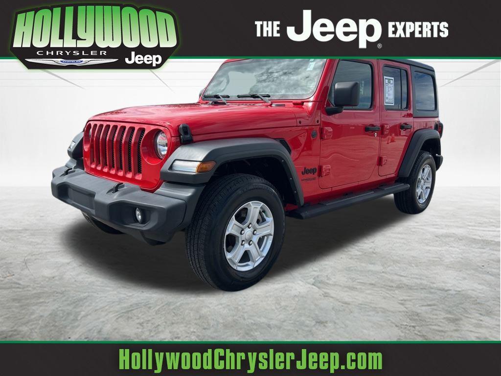 used 2022 Jeep Wrangler Unlimited car, priced at $33,291