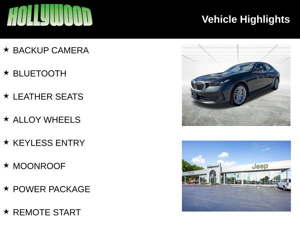 used 2025 BMW 530 car, priced at $46,203