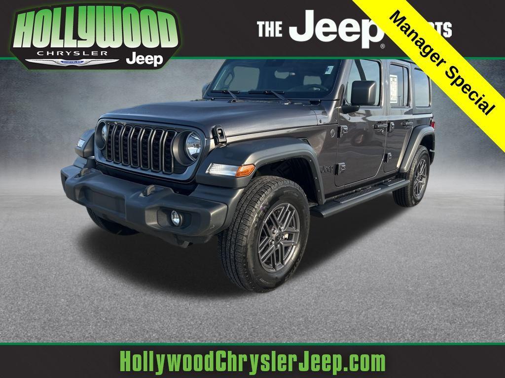 used 2024 Jeep Wrangler car, priced at $28,352
