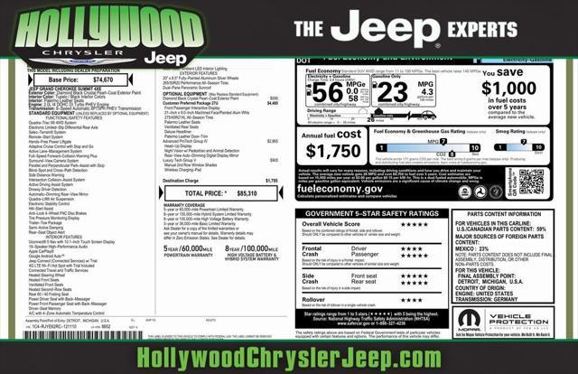 new 2024 Jeep Grand Cherokee car, priced at $66,560