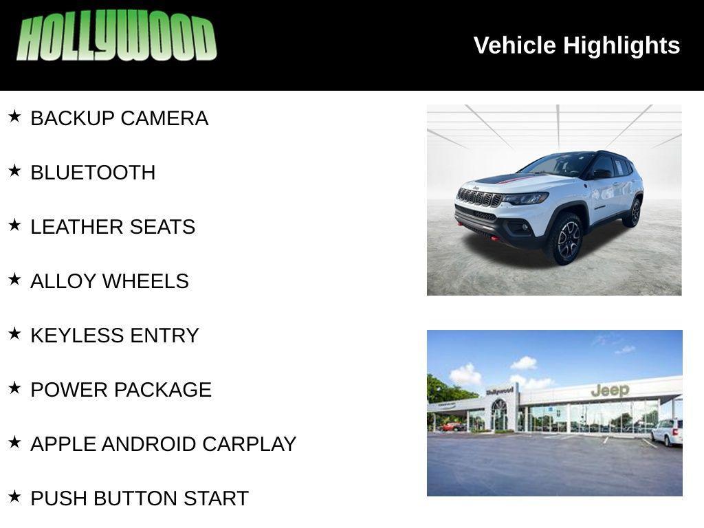 used 2024 Jeep Compass car, priced at $24,359