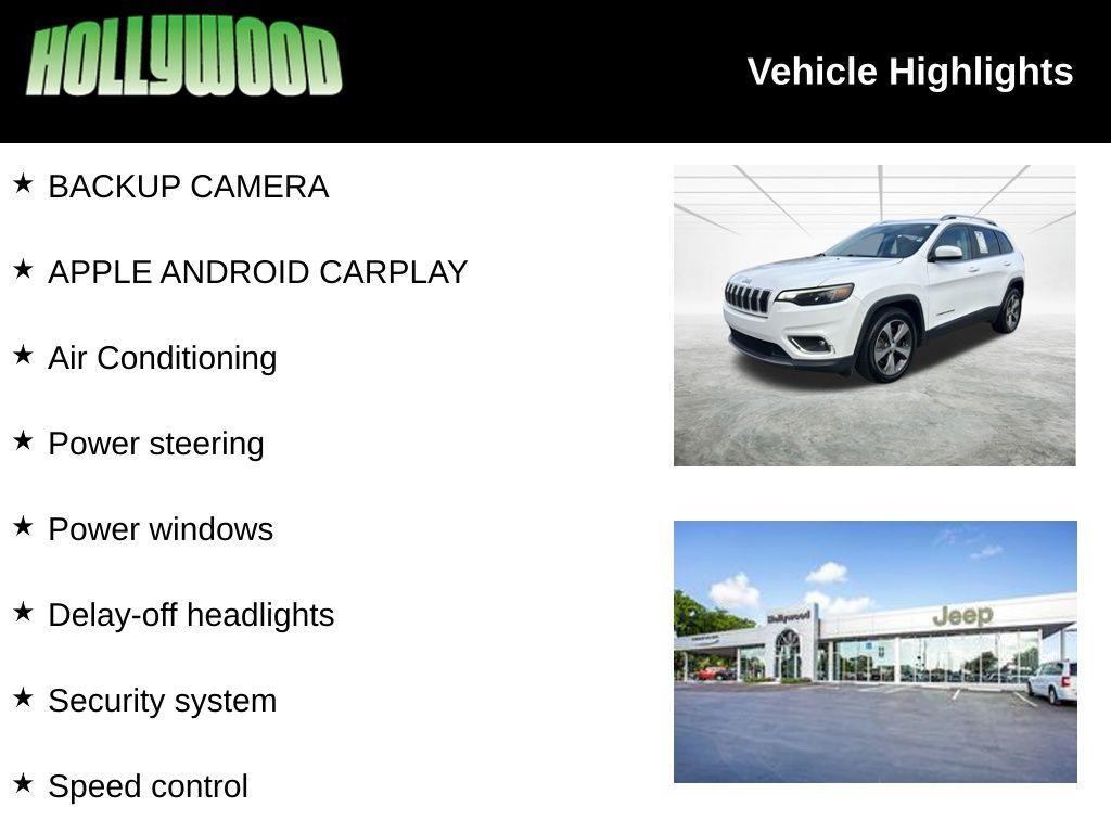 used 2019 Jeep Cherokee car, priced at $14,985