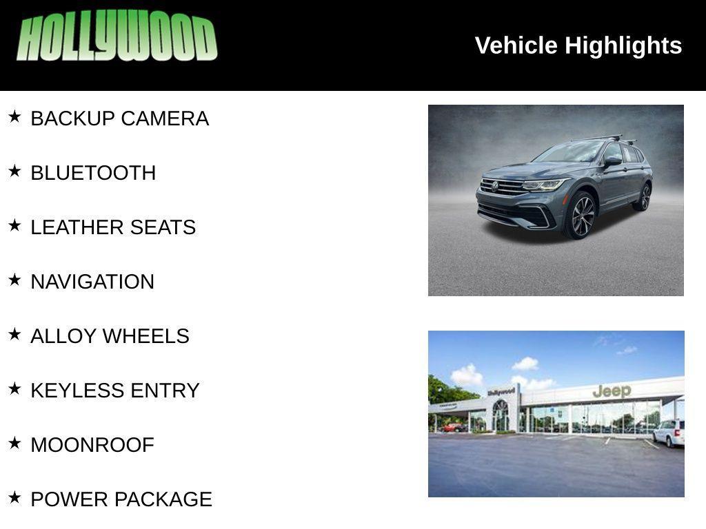 used 2022 Volkswagen Tiguan car, priced at $18,494