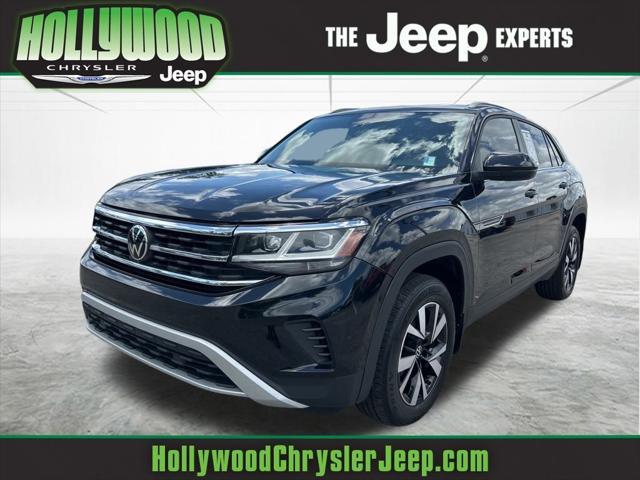 used 2022 Volkswagen Atlas Cross Sport car, priced at $16,562