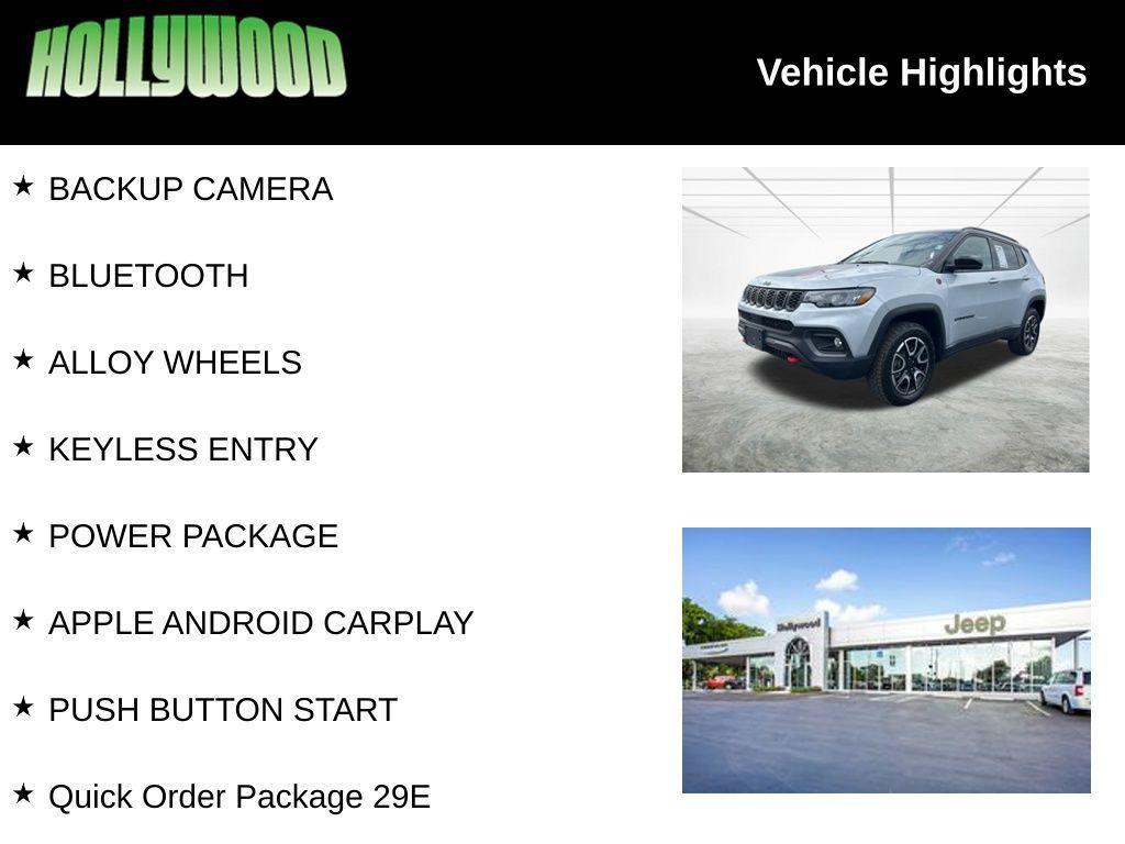 used 2024 Jeep Compass car, priced at $25,595