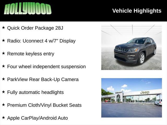used 2021 Jeep Compass car, priced at $19,310