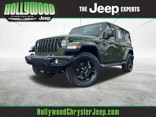 used 2021 Jeep Wrangler Unlimited car, priced at $32,909