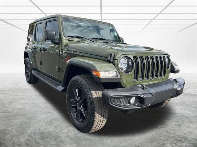 used 2021 Jeep Wrangler Unlimited car, priced at $32,109