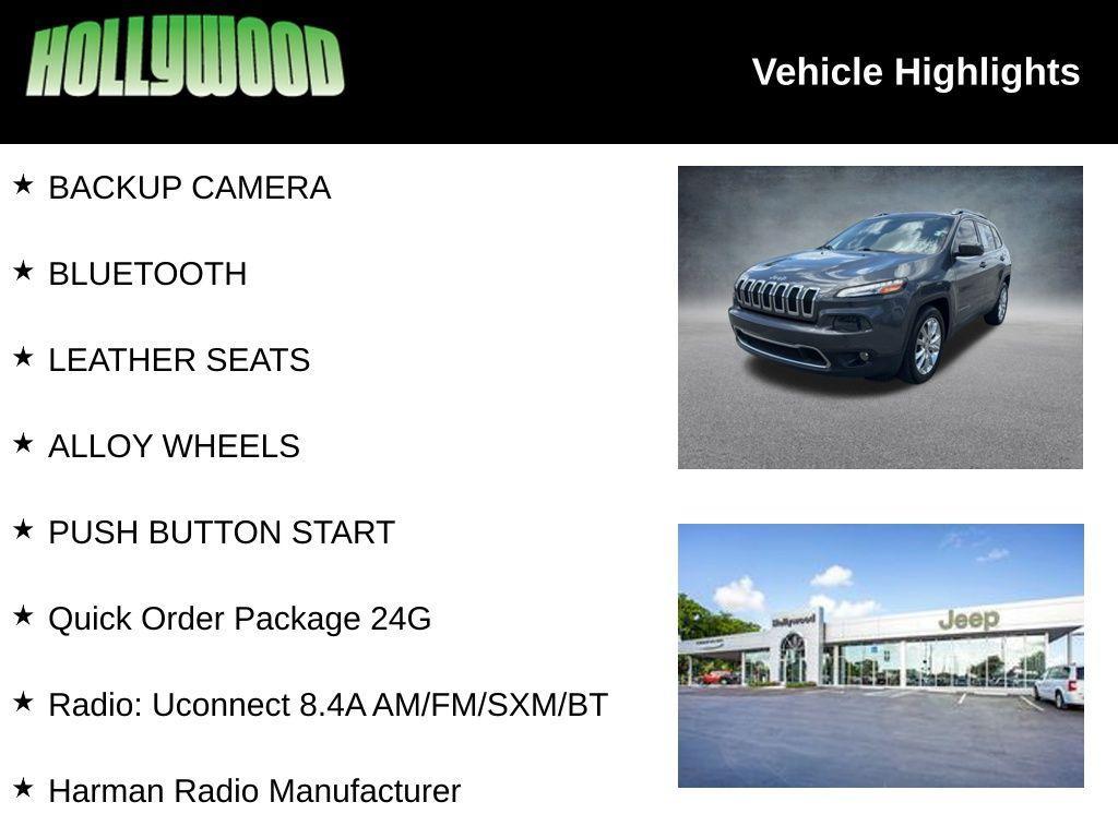 used 2015 Jeep Cherokee car, priced at $6,274