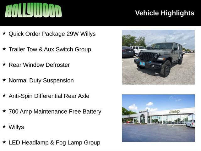 used 2023 Jeep Wrangler 4xe car, priced at $27,990