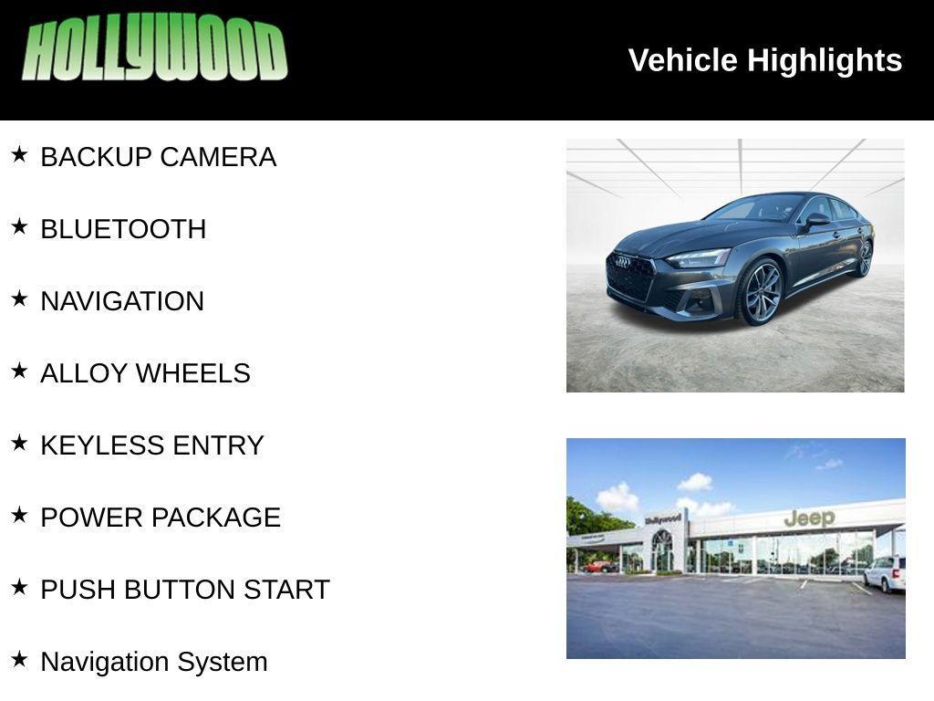 used 2023 Audi A5 Sportback car, priced at $29,616