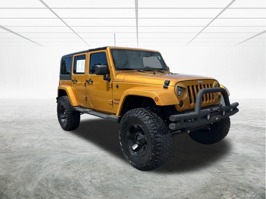 used 2014 Jeep Wrangler Unlimited car, priced at $12,952