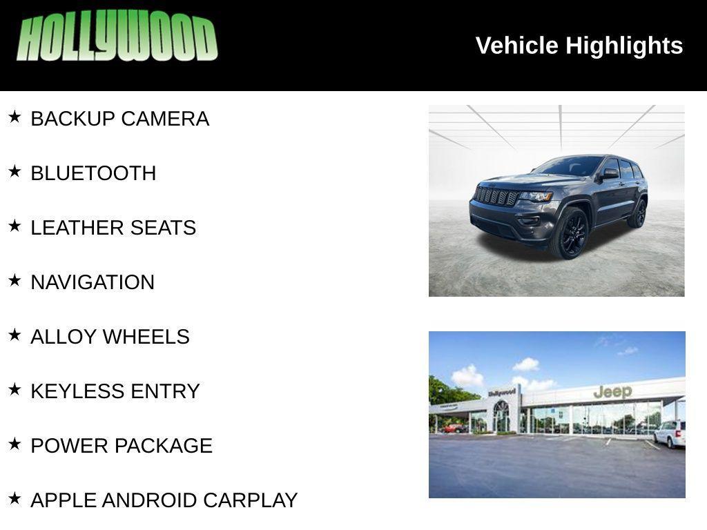 used 2021 Jeep Grand Cherokee car, priced at $20,786