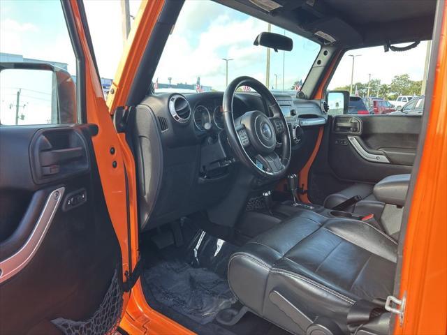 used 2012 Jeep Wrangler Unlimited car, priced at $16,579