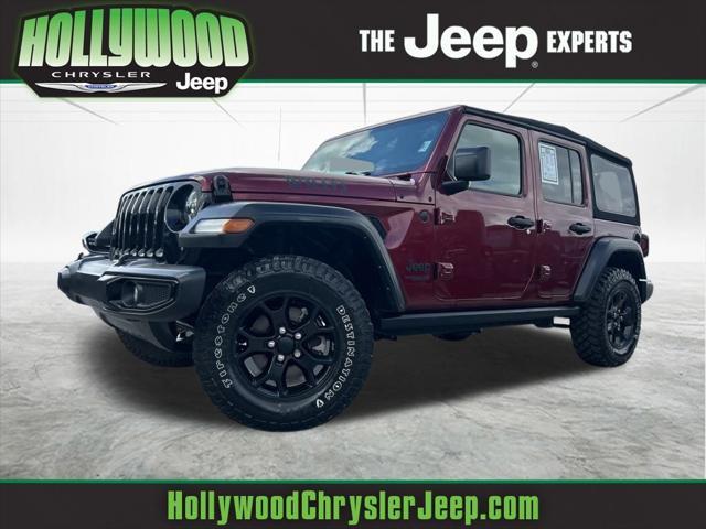 used 2021 Jeep Wrangler car, priced at $26,799