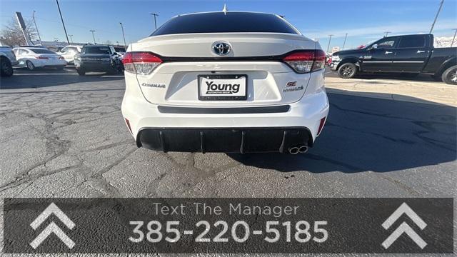 used 2023 Toyota Corolla Hybrid car, priced at $25,597