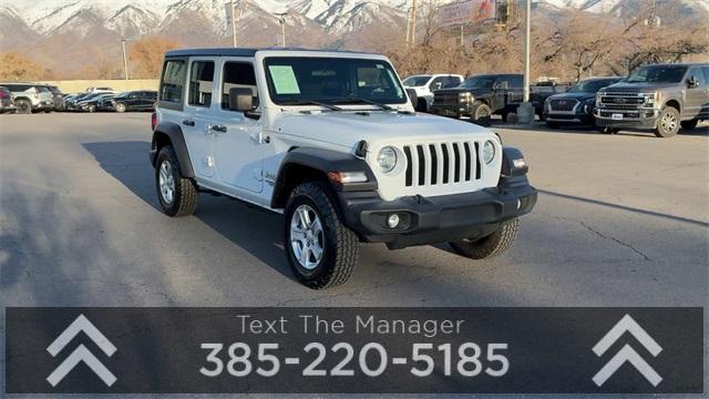 used 2020 Jeep Wrangler Unlimited car, priced at $23,901