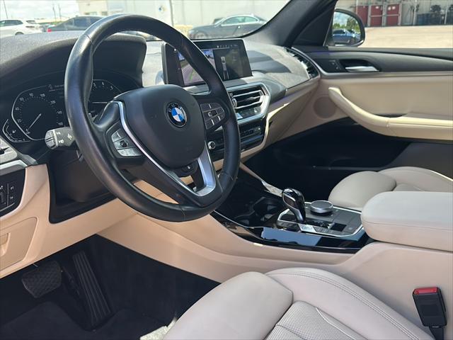 used 2022 BMW X3 car, priced at $35,495