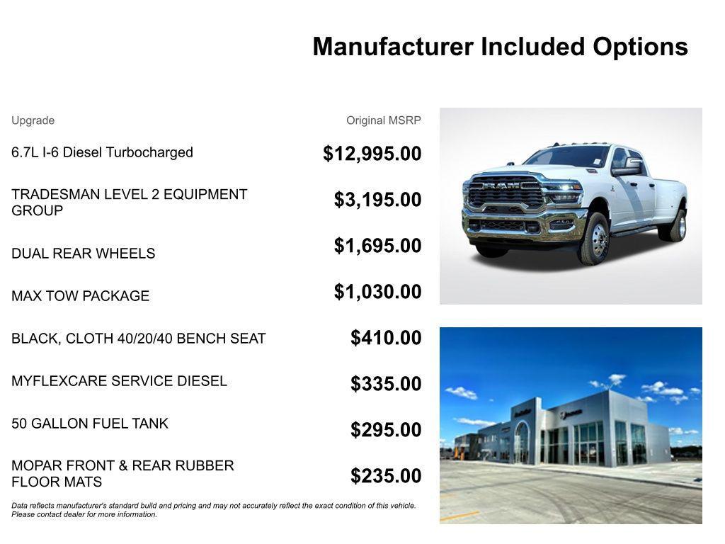 new 2026 Ram 3500 car, priced at $65,326