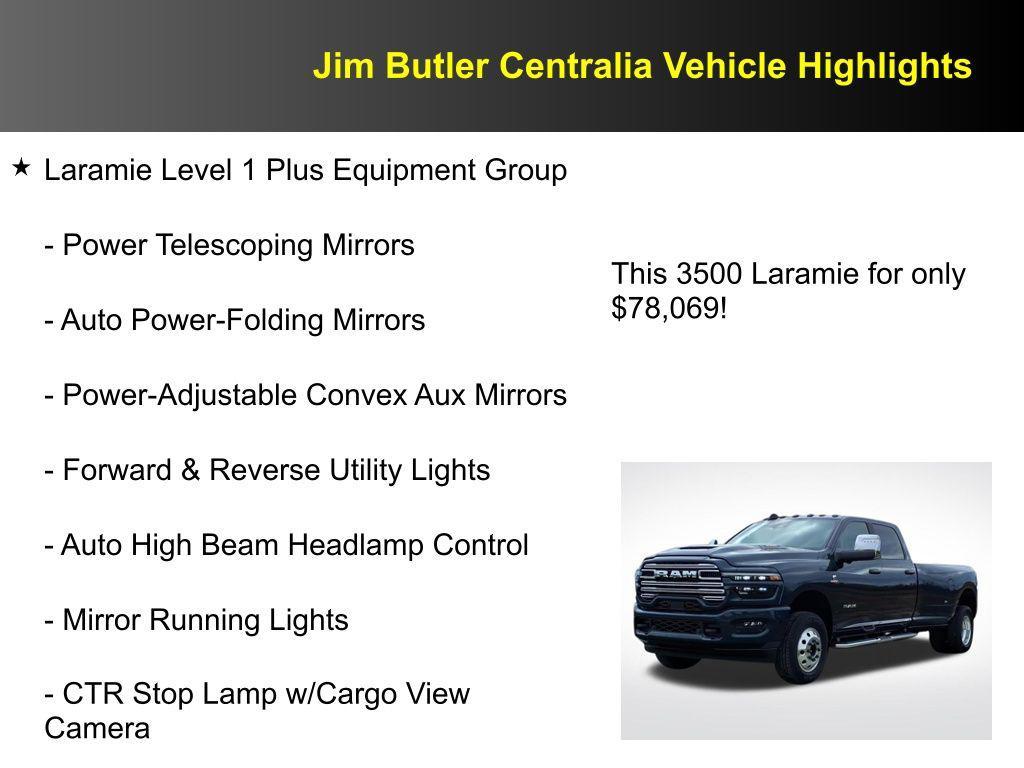 new 2026 Ram 3500 car, priced at $78,083