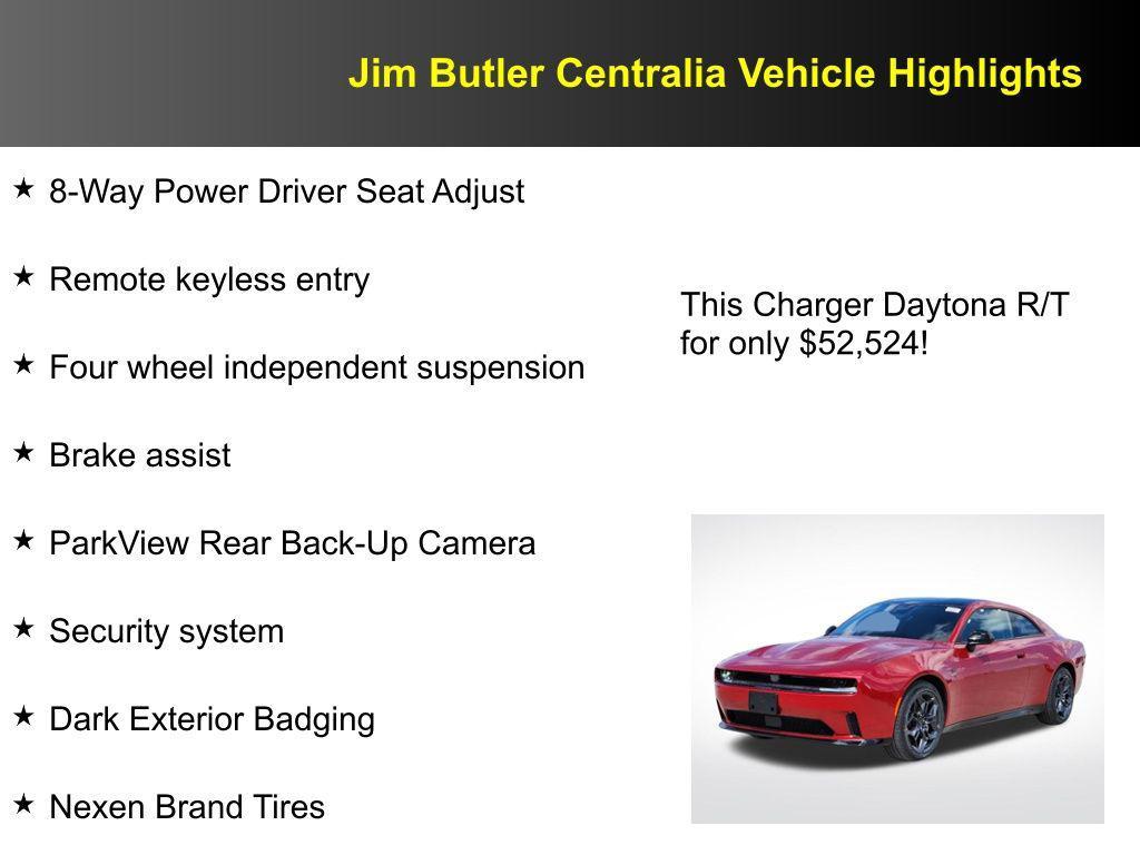 new 2025 Dodge Charger Daytona car, priced at $52,524