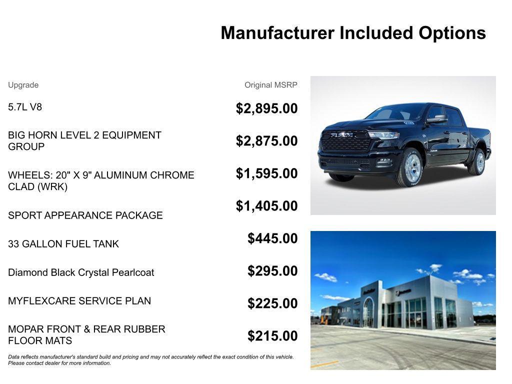 new 2026 Ram 1500 car, priced at $51,503